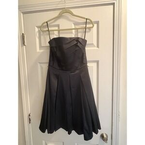 White House Black Market Sleeveless Black  Formal Dress Size 4 No Belt Knee